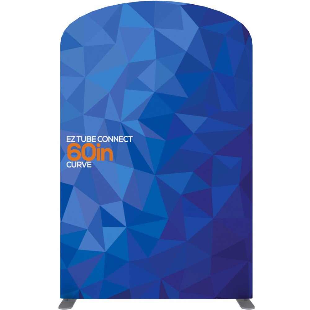 5 ft. EZ Tube® Connect Curved Top — Double Sided Graphic Only